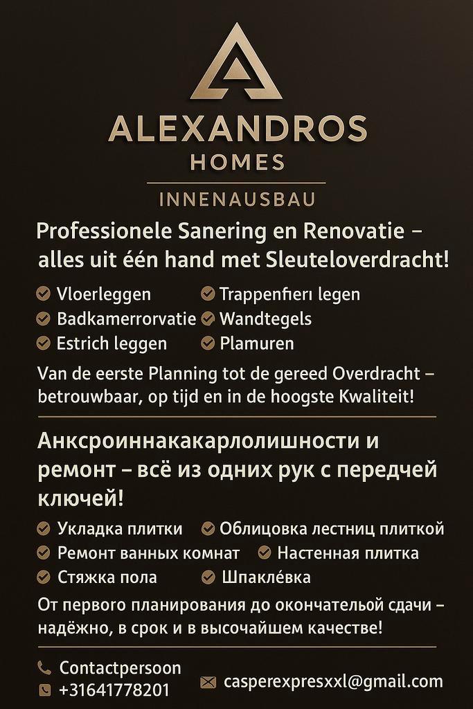 Professionele Sanering & Renovatie – Sleutelklaar, Tickets en Kaartjes, Kortingen en Cadeaubonnen, Eén persoon, Cadeaubon