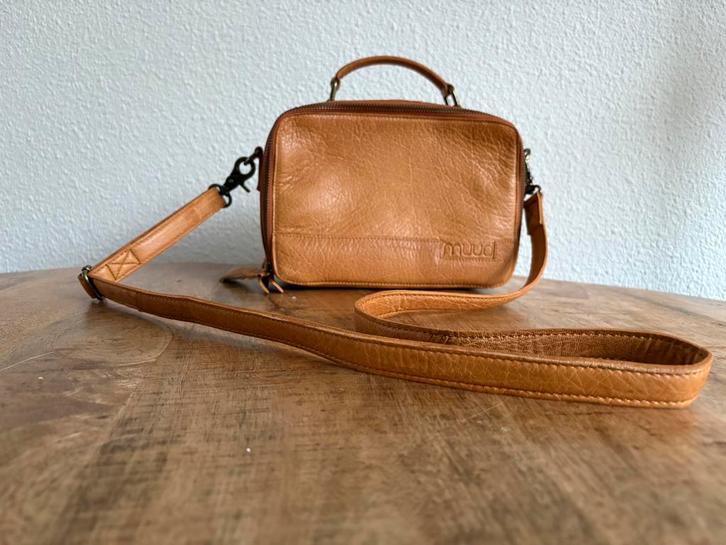 Muud lilly whiskey kleur, Sieraden, Tassen en Uiterlijk, Tassen | Damestassen, Nieuw, Handtas, Bruin, Ophalen of Verzenden