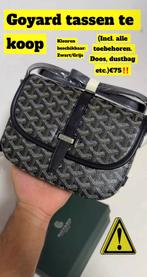 Goyard tas, Zwart, Nieuw, Leer, Ophalen
