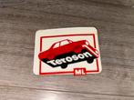 Teroson ML Autosticker Vintage Rode Auto, Ophalen of Verzenden