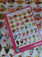 Eurographics legpuzzel IJscoupes 1000 stukjes, Ophalen of Verzenden, 500 t/m 1500 stukjes, Zo goed als nieuw, Legpuzzel