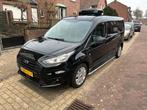 Ford Transit Connect L2 Ecoboost 100pk 2019 1e eigenaar, Stof, 4 cilinders, Zwart, Origineel Nederlands
