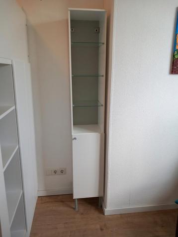 ikea vitrinekast wit, 30 x 30 x 182 cm