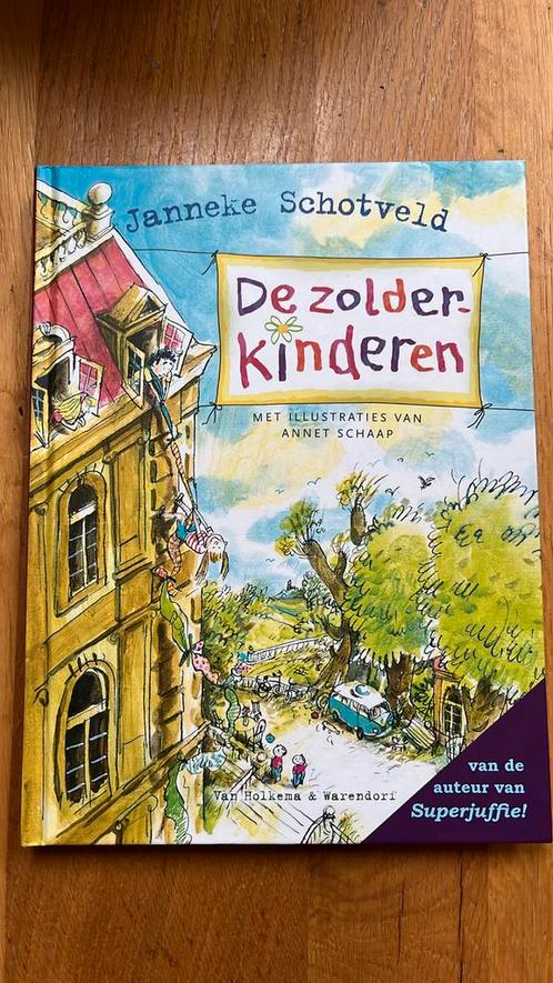 Janneke Schotveld - De zolderkinderen, Boeken, Kinderboeken | Jeugd | onder 10 jaar, Zo goed als nieuw, Fictie algemeen, Ophalen of Verzenden