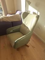 Groene relax stoel met oplaadbare accu, Huis en Inrichting, Fauteuils, Ophalen, Zo goed als nieuw, Minder dan 50 cm