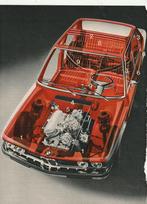 retro reclame 1974 BMW 520 auto echt heel veilig, Verzenden, Overige typen