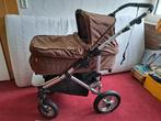 Fijne kinderwagen met wieg, voetenzak en luchtbanden, Ophalen