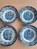 4x schaaltje Liberty Blue, Ophalen of Verzenden, Overige stijlen, Schaal of Schalen