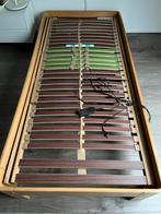 Auping bed met verstelbare lattenbodem, Ophalen, Overige materialen, 90 cm, Eenpersoons