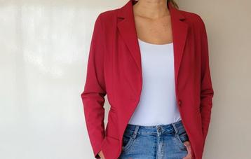 Studio Anneloes blazer L Dikke Travelstof Wijnrood  beschikbaar voor biedingen