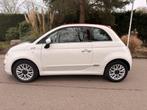 Fiat 500 C 1.2 AUT 107322KM NAP Wit Navigatie Airco Camera, 1242 cc, 4 cilinders, Cabriolet, Leder en Stof