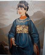 Schilderij  2 st (Japans), Antiek en Kunst, Ophalen of Verzenden