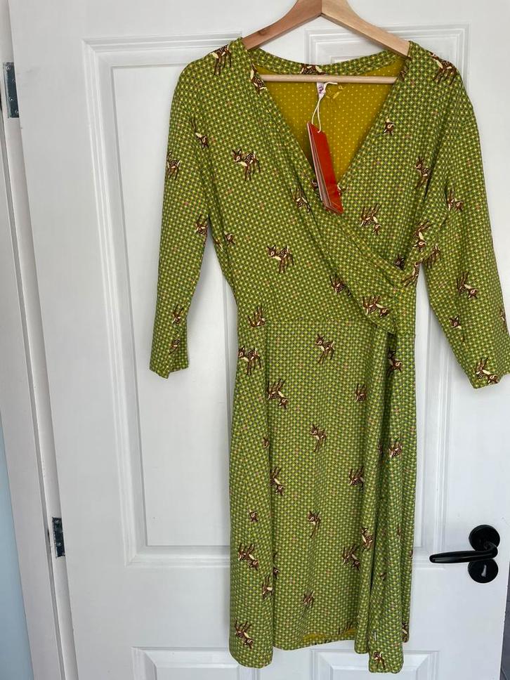 Blutgeschwister nieuwe Bambi jurk, Kleding | Dames, Jurken, Nieuw, Maat 42/44 (L), Groen, Knielengte, Ophalen of Verzenden