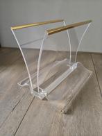 Vintage Plexiglas lectuurbak, Huis en Inrichting, Woonaccessoires | Krantenbakken en Lectuurbakken, Ophalen of Verzenden, Zo goed als nieuw