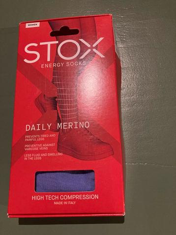 STOX Energy Socks Daily Merino Paars Maat 40-43 beschikbaar voor biedingen