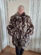 Zachte zilvervos bontjas, maat 42/44, L, Kleding | Dames, Ophalen of Verzenden, Zo goed als nieuw, Maat 42/44 (L), Grijs
