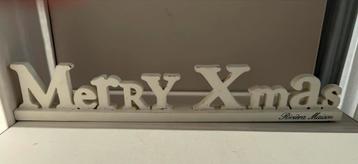 Merry Xmas letters van Riviera Maison beschikbaar voor biedingen