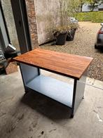 Eikenhouten Werkbank, Ophalen, Gebruikt, 120 tot 170 cm