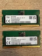 2x SK-Hynix 8GB DDR5 4800MHz geheugen (2 STUKS), Ophalen of Verzenden, Laptop, Zo goed als nieuw, DDR3