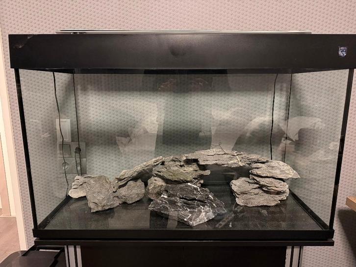 Trofis Colisa 1000 - 100cm aquarium + onderkast + ledlamp, Dieren en Toebehoren, Vissen | Aquaria en Toebehoren, Gebruikt, Leeg aquarium