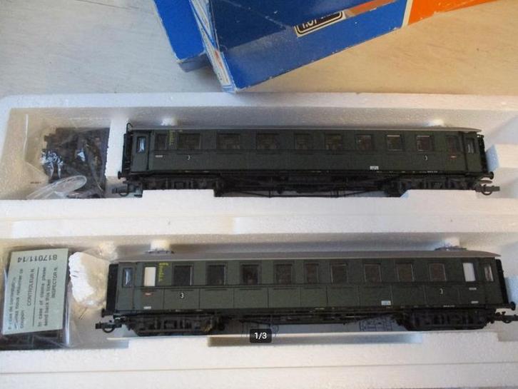 Roco Personen Wagons DB 3x, Hobby en Vrije tijd, Modeltreinen | H0, Zo goed als nieuw, Wagon, Gelijkstroom, Roco, Ophalen