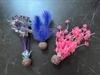 Biorb aquarium sierplanten roze paars set van 3, Dieren en Toebehoren, Vissen | Aquaria en Toebehoren, Ophalen of Verzenden, Gebruikt