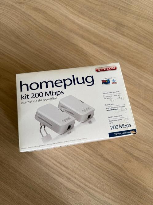 Sitecom HomePlug, 2 stuks, 200Mbps - zo goed als nieuw!, Computers en Software, Powerlines, Zo goed als nieuw, Ophalen of Verzenden