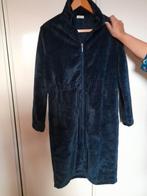 Velours badjas met rits, blauw, Kleding | Dames, Blauw, Ophalen of Verzenden, Zo goed als nieuw, Maat 36 (S)