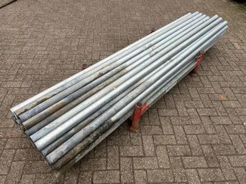 Bouwhekpaal/bouwhek paal/hekwerkpaal 60MM 280CM beschikbaar voor biedingen