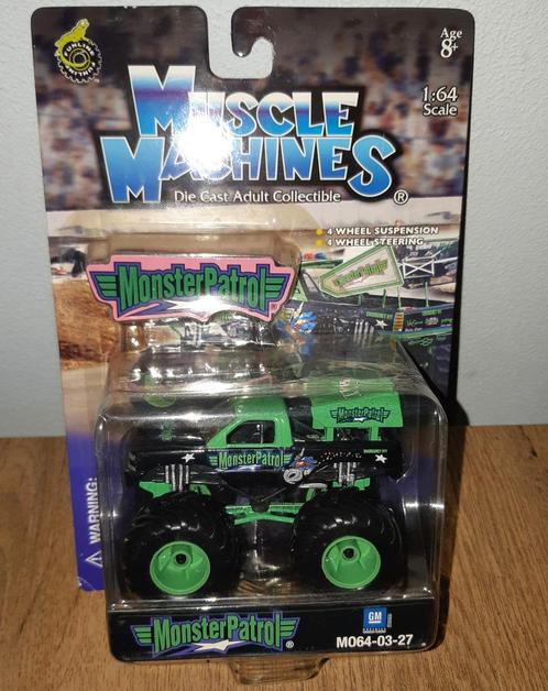 Muscle Machines Monster Patrol Monster Truck 1/64, Hobby en Vrije tijd, Modelauto's | Overige schalen, Nieuw, Auto, Ophalen of Verzenden
