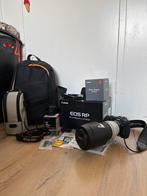 Canon RP + 70-200mm f2.8 + 50mm f1.8 + meer, Ophalen of Verzenden, Zo goed als nieuw, Canon, Geen optische zoom