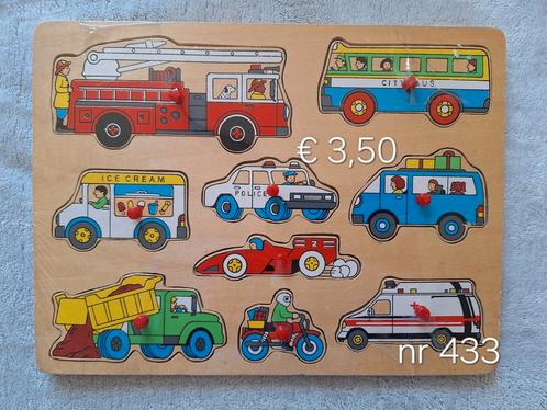 Noppenpuzzel houten puzzels tbv goed doel, Kinderen en Baby's, Speelgoed | Houten speelgoed, Gebruikt, Overige typen, Ophalen of Verzenden