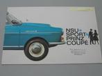 NSU 026 NSU Sport Prinz Coupé, folder, Ophalen of Verzenden, Zo goed als nieuw, Overige merken