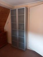 Billy boekenkast zilver metallic, Huis en Inrichting, Kasten | Boekenkasten, Ophalen, Gebruikt, 25 tot 50 cm, 50 tot 100 cm