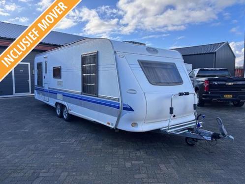 Hobby 635 SMF UK SPECIAL, bj.2005 met MOVER en VOORTENT!!!, Caravans en Kamperen, Caravans, Bedrijf, tot en met 5, 1500 - 2000 kg