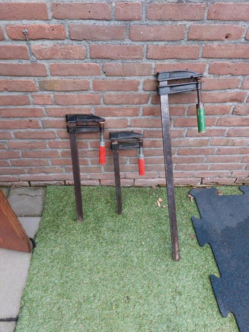 3 grote lijmklemmen lijmtangen  klemtangen, Doe-het-zelf en Verbouw, Gereedschap | Handgereedschap, Gebruikt, Ophalen