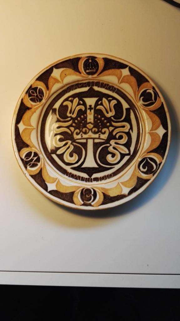 antiek keramiek bord van Juliana, Antiek en Kunst, Antiek | Keramiek en Aardewerk, Ophalen of Verzenden