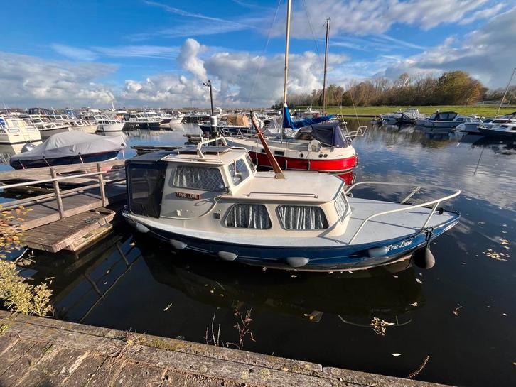 Beenhakker 720 kajuitboot Volvo Penta 2002 18 PK, Watersport en Boten, Zeilen en Zeiltoebehoren, Gebruikt, Minder dan 15 m², Ophalen