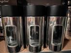 Brabantia voorraadpotten zwart rvs, Ophalen of Verzenden, Zo goed als nieuw