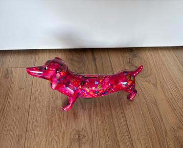 Pomme Pidou teckel spaarpot. 28cm beschikbaar voor biedingen