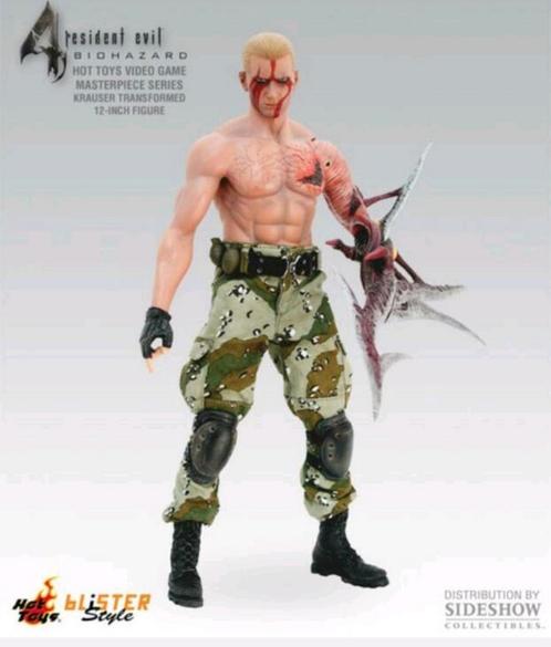 Hot Toys Resident Evil Krauser Transformed VGM04 1/6 scale, Verzamelen, Film en Tv, Nieuw, Film, Actiefiguur of Pop, Ophalen