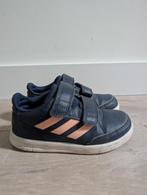 Adidas sneakers donkerblauw/roze maat 26, Adidas, Gebruikt, Meisje, Schoenen