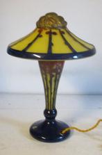 art deco Le Verre Francais Schneider tafellamp champigon 26, Antiek en Kunst, Ophalen