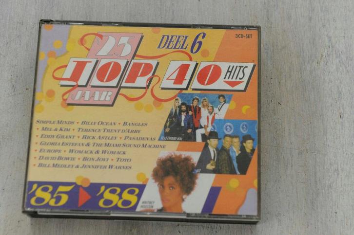 25 Jaar Top 40 Hits 1985-1988 Deel 6 = 3CDbox, Cd's en Dvd's, Cd's | Verzamelalbums, Zo goed als nieuw, Pop, Boxset, Verzenden