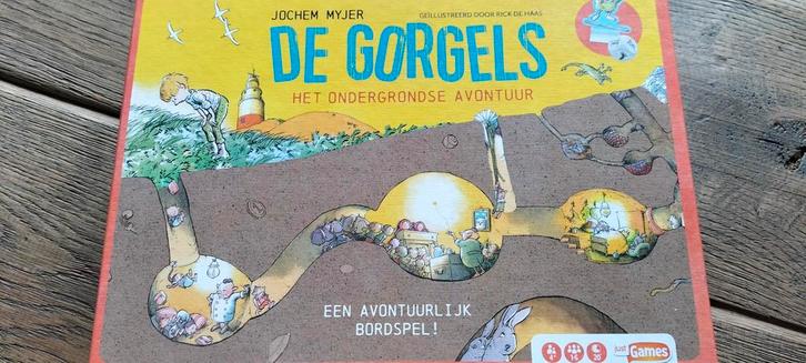 De Gorgels Bordspel, Hobby en Vrije tijd, Gezelschapsspellen | Bordspellen, Zo goed als nieuw, Drie of vier spelers, Ophalen of Verzenden