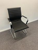Vergaderset 6 design stoelen, zeer chique uitstraling, Huis en Inrichting, Stoelen, Ophalen, Zwart, Zo goed als nieuw, Metaal