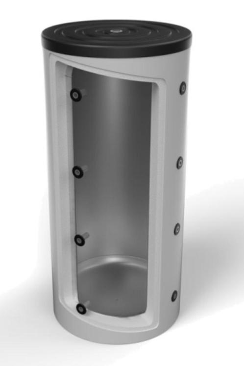 Buffervat 1000 L (liter) - geïsoleerd - staal, Doe-het-zelf en Verbouw, Isolatie en Afdichting, Gebruikt, Overige materialen, 4 tot 8 cm