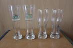 Vier bierglazen, Verzamelen, Ophalen of Verzenden, Zo goed als nieuw, Glas of Glazen, Overige merken