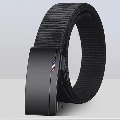 Nieuwe zwarte riem RWB m/snelsluiting (one click system), Kleding | Heren, Riemen en Ceinturen, Nieuw, Zwart, Verzenden