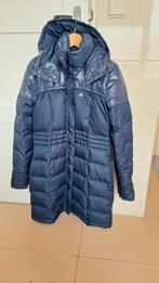 Leuk donkerblauw lange jas van Adidas maat 34, Kleding | Dames, Jassen | Winter, Maat 34 (XS) of kleiner, Blauw, Ophalen of Verzenden